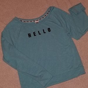VS Pink Hello Goodbye Shirt